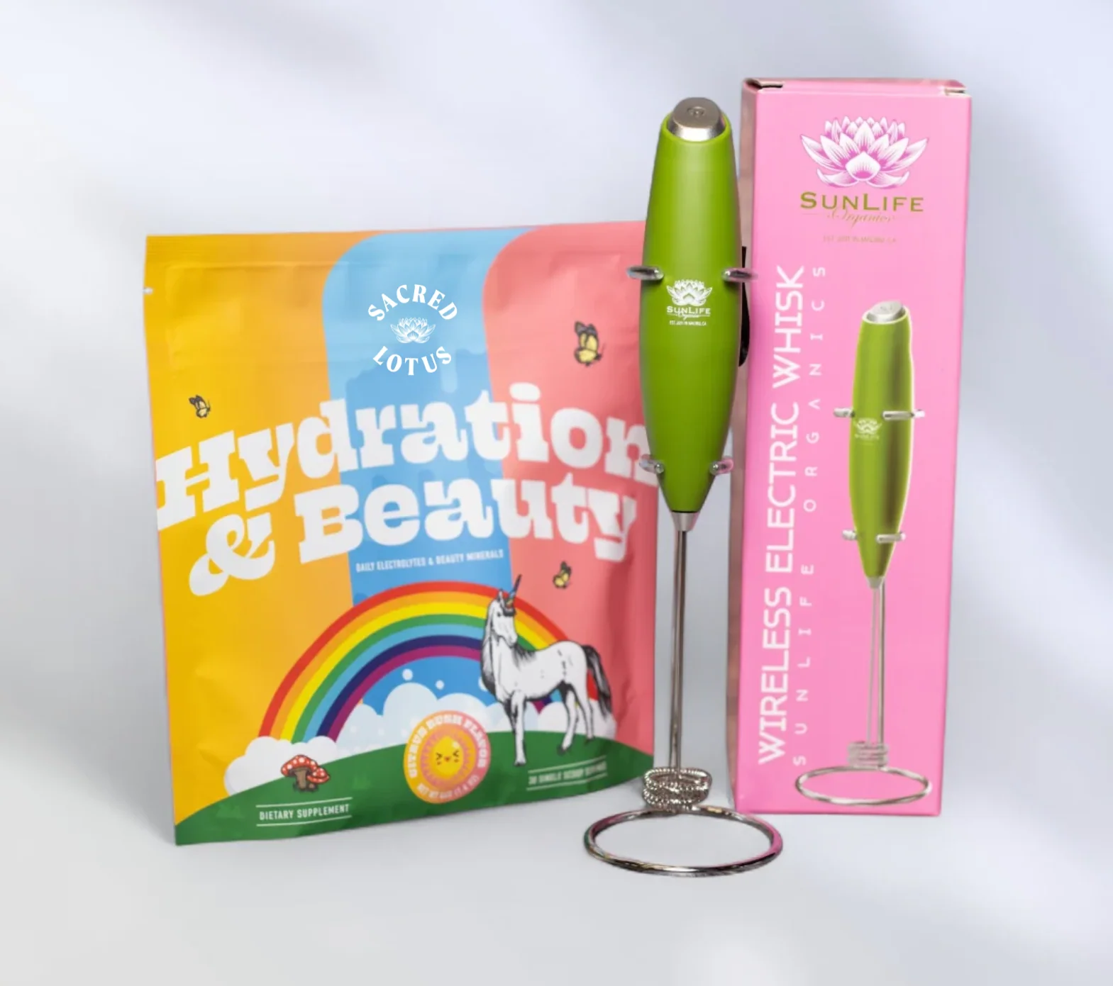 Electric Whisk + Hydration & Beauty Powder